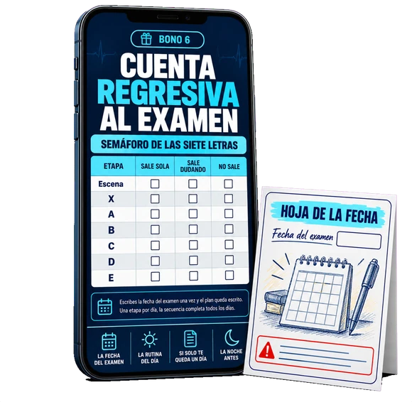 Bono 6, Cuenta Regresiva al Examen